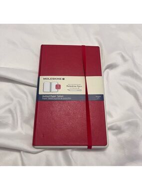 Moleskine Paper Tablet Dotted Notebook for Pen+ Smart Writing Set Red
